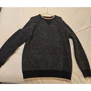 Medium Navy Blue Knit Sweater, Quality Crew Cut